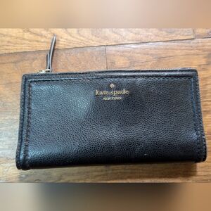 Kate Spade Black Leather Wallet
